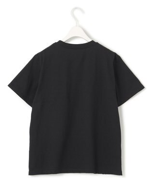 ICB 【洗える】レースコンビジャージー プルオーバー ブラック系