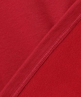 23区GOLF 【MEN】カノコダンボール裏起毛長袖ポロシャツ レッド系