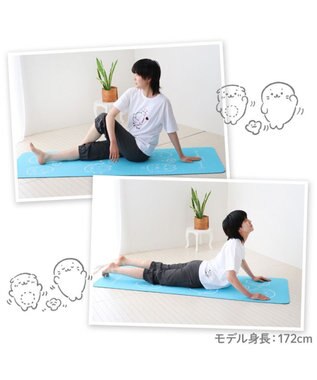 Mother garden しろたん ヨガマット 6㎜ バンド付き -