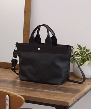 TOPKAPI 【人気色が限定復活！】【Breath TOPKAPI】RIPPLE リプル A4 トート バッグ L（ショルダー付き） ブラック