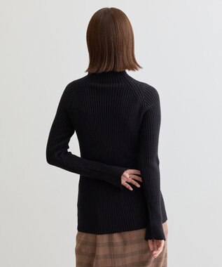 Green Parks ・Ｐｅｔｉｔ　Ｆｌｅｕｒ　ボトルネックリブニット Black