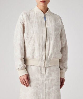 Paul Smith Perforated Floral ジャカード ブルゾン アイボリー