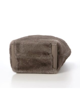 UNBILLION カシュカシュ cachecache / ミンク風ファーシンプルトート GY