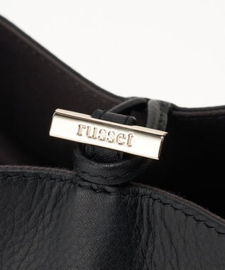 russet 《WEB限定》ソフトレザー2WAYミニトートバッグ(CE-1672-WEB) Black