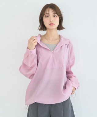 earth music&ecology アノラックフーディ Pink