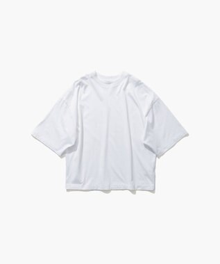 ATON 【26FW】SUVIN 60/2 | ワイドスリーブＴシャツ WHITE