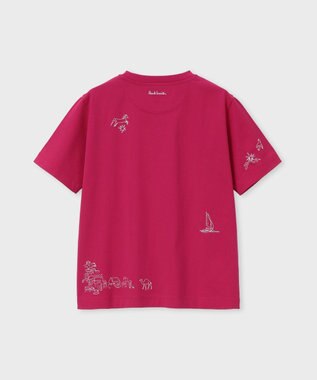 Paul Smith ドローイングモチーフ Tシャツ ローズ