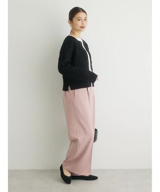 Green Parks ・Ｐｅｔｉｔ　Ｆｌｅｕｒ　センタープレスカラーパンツ Pink