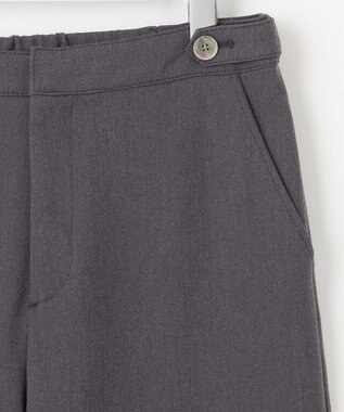 J.PRESS LADIES S 【洗える】2way thermoサキソニー セミワイド パンツ グレー系