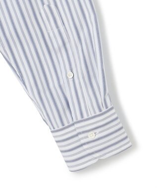 J.PRESS MEN ドビーマルチストライプ シャツ ホワイト系1