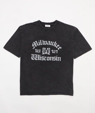 WEGO 【ユニセックス着用ITEM/MLサイズ展開】ブリーチヴィンテージグラフィックT（SS） スミクロ