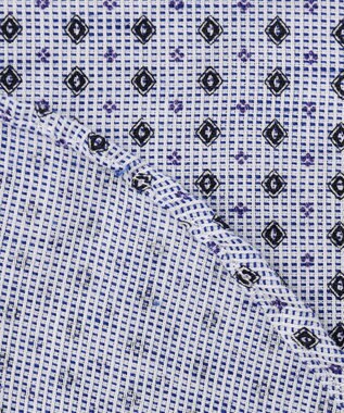 JOSEPH ABBOUD 【吸水速乾】ソアロンシャンブレー シャツ ブルー系5