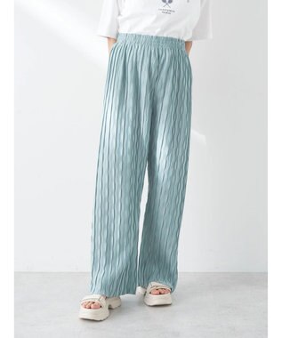earth music&ecology リラックスセルフカットパンツ Mint