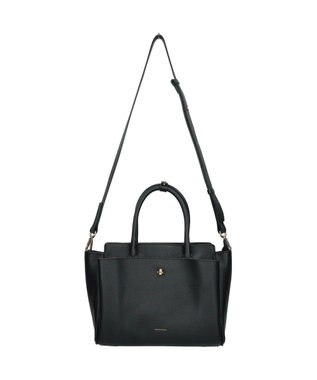 INTER-CHAUSSURES 【LORISTELLA】マルチポケットハンドバッグ ブラック