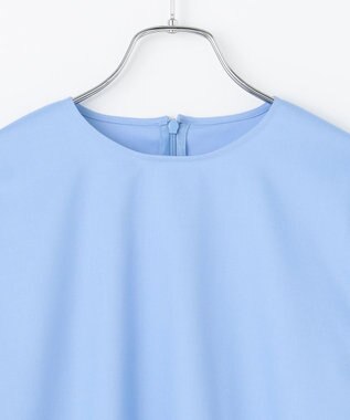 #Newans 【マシンウォッシャブル】ピエロラッフルカラーシャツ ブルー