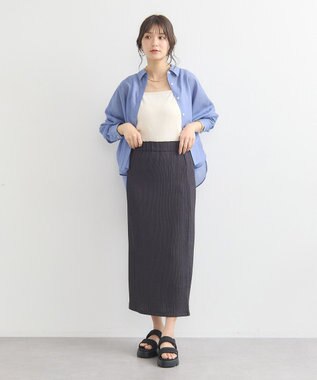 earth music&ecology ワイドストラップキャミソール Ivory