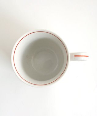 たち吉 【たち吉】赤絵花鳥マグカップ〈１個〉美濃焼 ホワイト×レッド