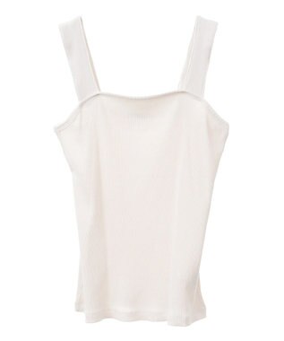 earth music&ecology ワイドストラップキャミソール Ivory