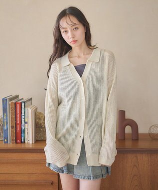 earth music&ecology ワイドストラップキャミソール Beige