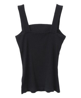 earth music&ecology ワイドストラップキャミソール Black