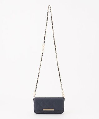 23区 ポーチ付 キャンバス トートバッグ ネイビー系