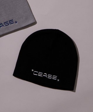 WEGO 【ユニセックス】CEASEロゴシングルニットワッチ ブラック