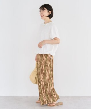 Green Parks 裾ドロストバルーンＴＥＥ Off White