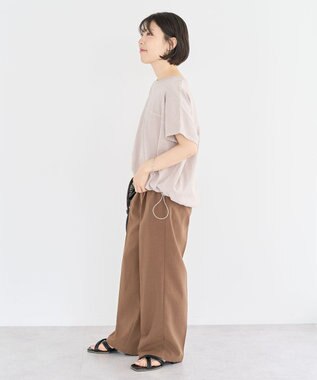 Green Parks 裾ドロストバルーンＴＥＥ Gray Beige