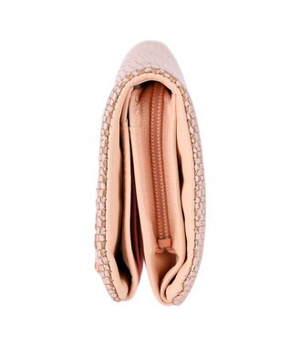 tsumori chisato CARRY キラネコストーン 2つ折り財布 ピンク