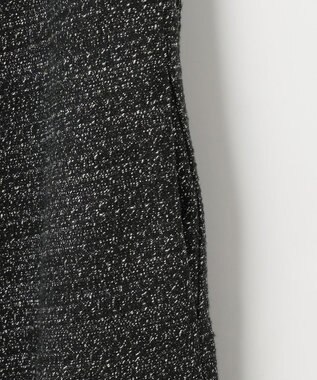 組曲 ファンシーツイード Vネックジャンスカ ブラック系