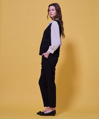 TOCCA 【八木アリサさん着用】【消臭】FLOWER HIDE AND SEEK ジレ ブラック系