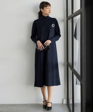 ICB パールバックル ポインテッドパンプス ブラック系