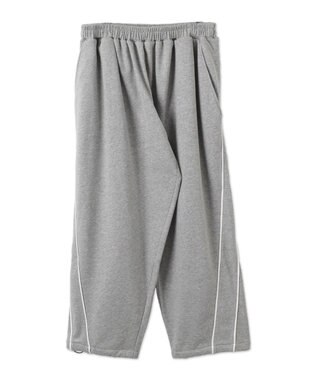 WEGO バレルレッグスウェットパンツ 杢グレー