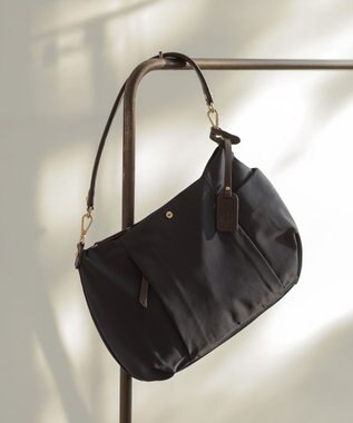 J.PRESS LADIES 【新色登場！・WEB限定カラーあり・2way】ナイロン ショルダー バッグ ブラック系