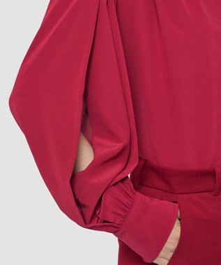 JOSEPH 【洗える】ニューCDCシルクブラウス　ブロンデル Ruby