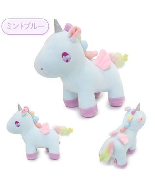 Mother garden マザーガーデン ユニコーン ぷにもち ぬいぐるみ 20cm 《ミントブルー》 ミントブルー