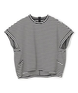 UNFILO L 【一部店舗限定カラー】BEAUTY FORM-T コクーンTシャツ ボーダー