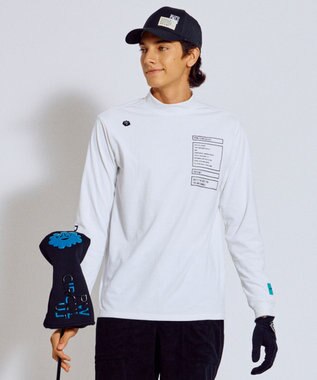 【吸水速乾 / UV遮蔽率99.5% UVカット / ストレッチ】【MEN】ロングスリーブモックT ゴルフ