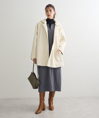 Green Parks ・Ｐｅｔｉｔ　Ｆｌｅｕｒ　ボトルネックリブニット Black