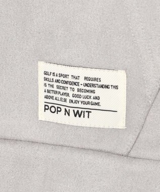 PW CIRCULUS 2025 NEW！【手洗い洗濯可】【WOMEN】キャットグラフィック スエードライク デタッチャブルフーディ ゴルフウェア レディース グレー系