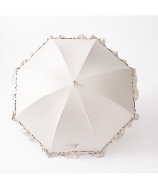 UNBILLION カシュネ cachenez / 【晴雨兼用】【日傘】 【UV カット率99.999.9％以上】PUビッグフリルショートパラソル ベージュ