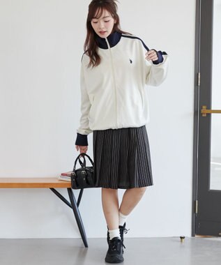 WEGO 【ユニセックス着用ITEM/追加カラー】U.S. POLO ASSN.ライントラックジャケット オフホワイト