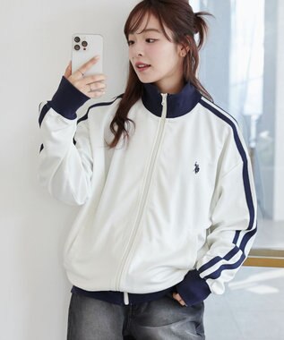 WEGO 【ユニセックス着用ITEM/追加カラー】U.S. POLO ASSN.ライントラックジャケット オフホワイト