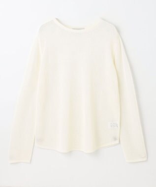 ANY 【アンチピリング】メッシュニットプルオーバー エクリュ