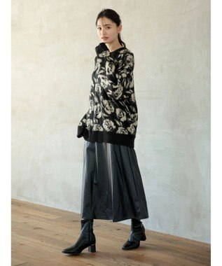 Green Parks ・ｍｉｎｉａ　金具付ストレッチショートブーツ Black