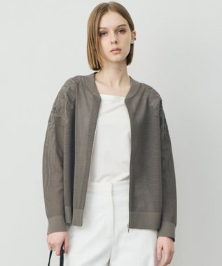 ICB L メッシュレースブルゾン