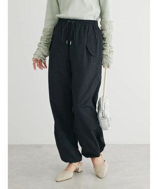 Green Parks パラシュートパンツ Black