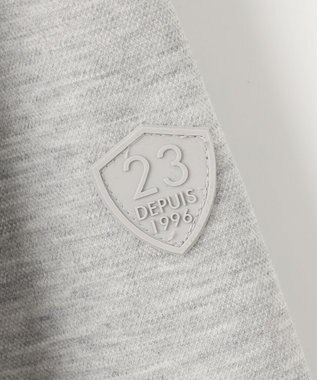 23区GOLF 【WOMEN】ハーフジップスウェット ライトグレー系