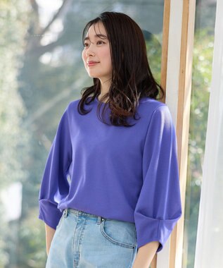 ANY 【WEB限定/洗濯機可/5色展開】サカリバタックスリーブプルオーバー ブルー