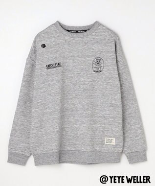 PW CIRCULUS 【UNISEX】【コラボアイテム】Yeyeコラボ スウェット ゴルフ ライトグレー系